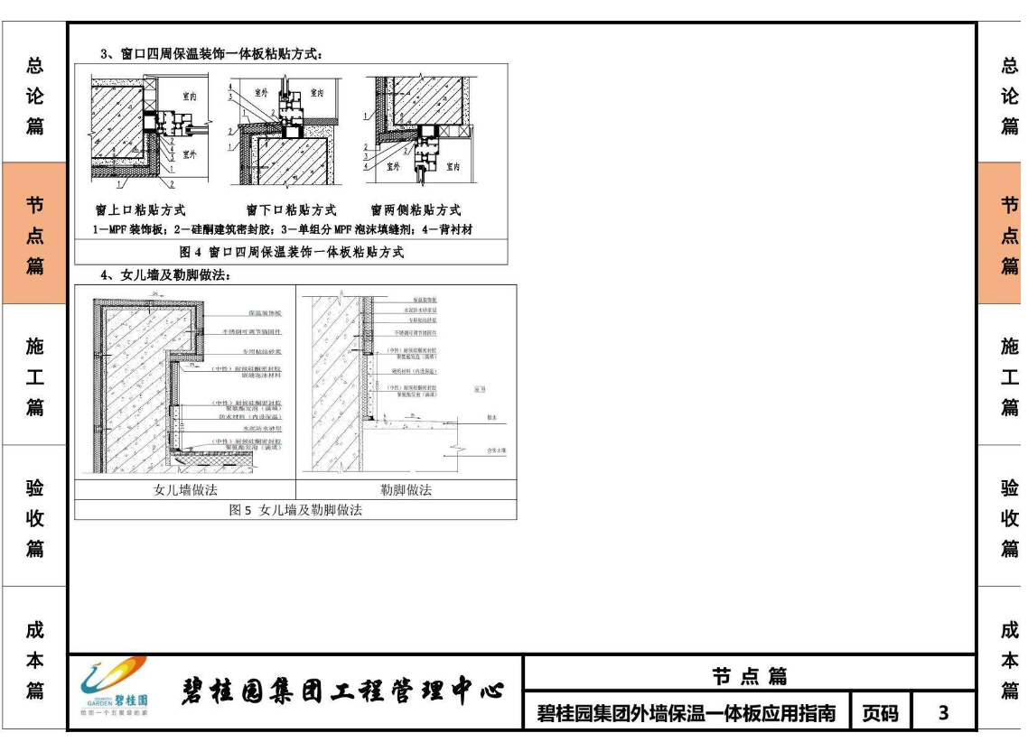 碧桂園外墻保溫一體板應(yīng)用指南