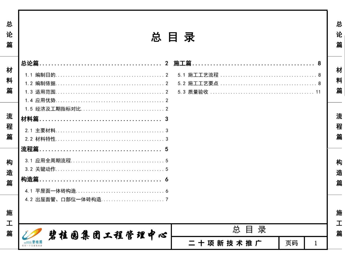 碧桂園屋面保溫一體磚應(yīng)用指南