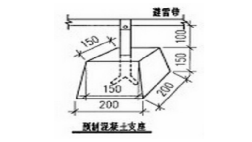 避雷帶網(wǎng)安裝工藝標準