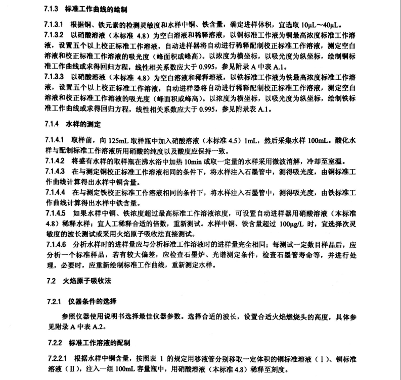 DL/T 955-2016 火力發(fā)電廠水,、汽試驗(yàn)方法銅,、鐵的測(cè)定原子吸收分光光度法