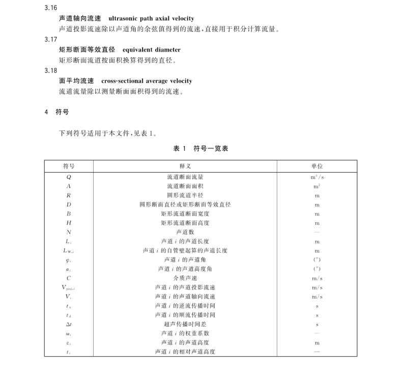 GB∕Z 35717-2017 水輪機,、蓄能泵和水泵水輪機流量的測量 超聲傳播時間法
