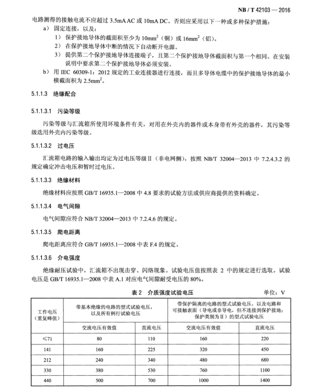 NB∕T 42103-2016 集散式匯流箱技術規(guī)范