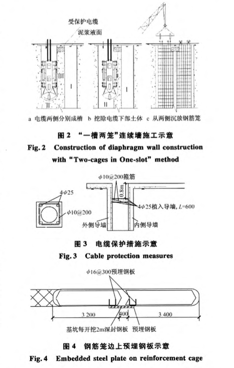 “一槽兩籠”地下連續(xù)墻施工技術在某隧道工程中的應用