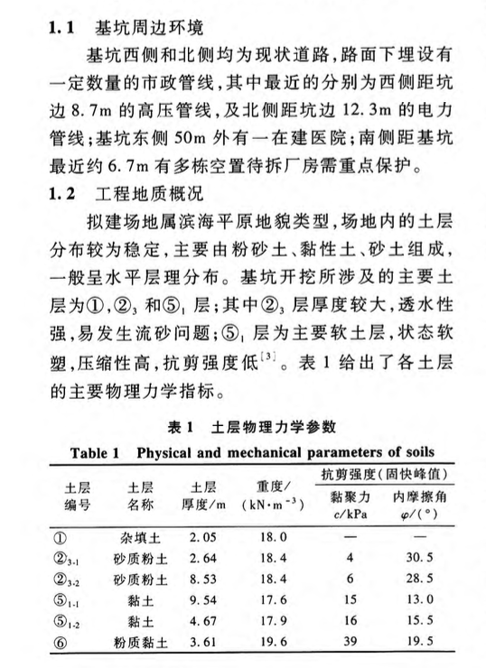 濱海軟土非對稱深大基坑同步開挖-施工技術