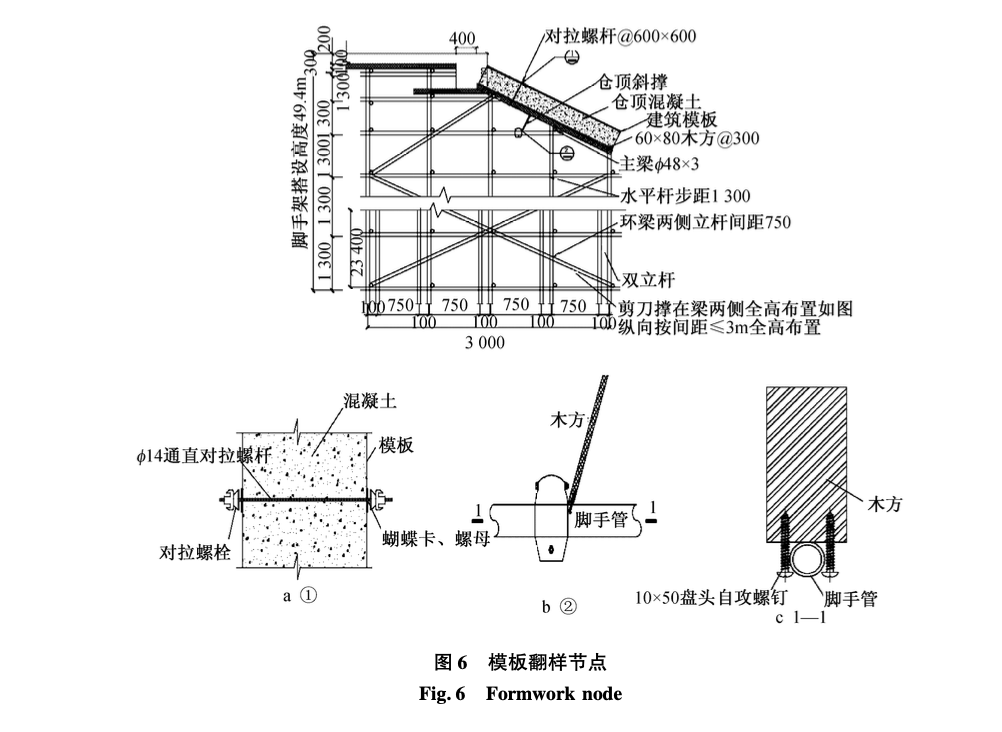 大跨度錐形屋面筒倉施工工藝