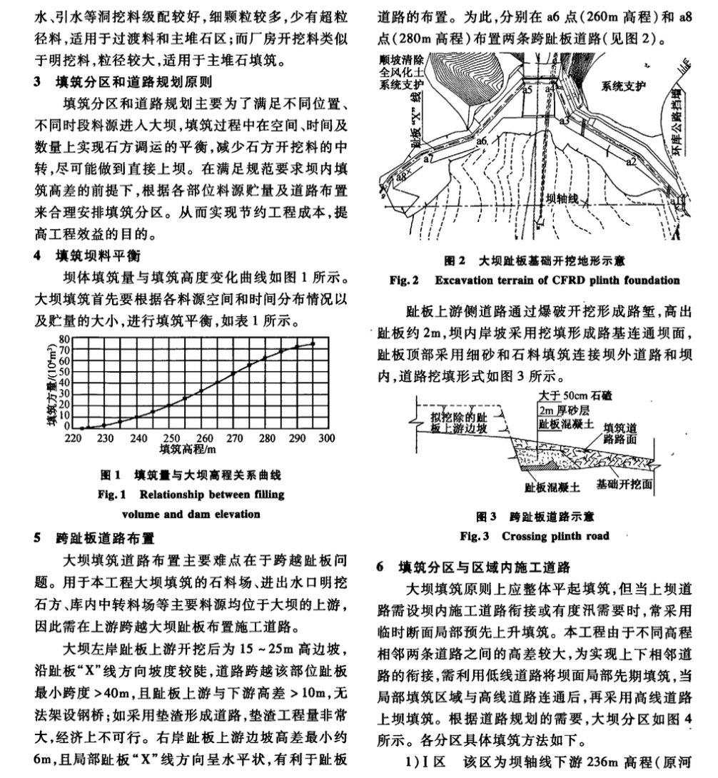 復雜料源條件下仙游抽水蓄能電站下水庫堆石壩的填筑技術