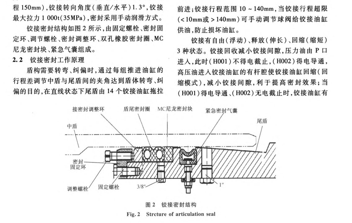 富水地層條件下盾構(gòu)機(jī)鉸接密封保護(hù)的技術(shù)研究