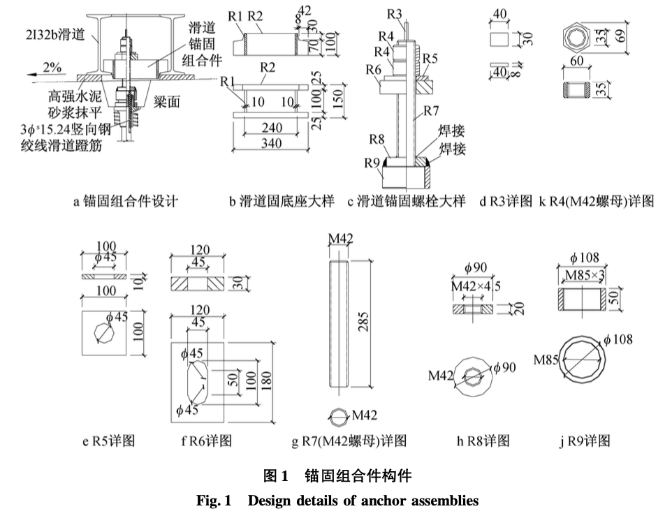 掛籃反壓滑道錨固設計和施工