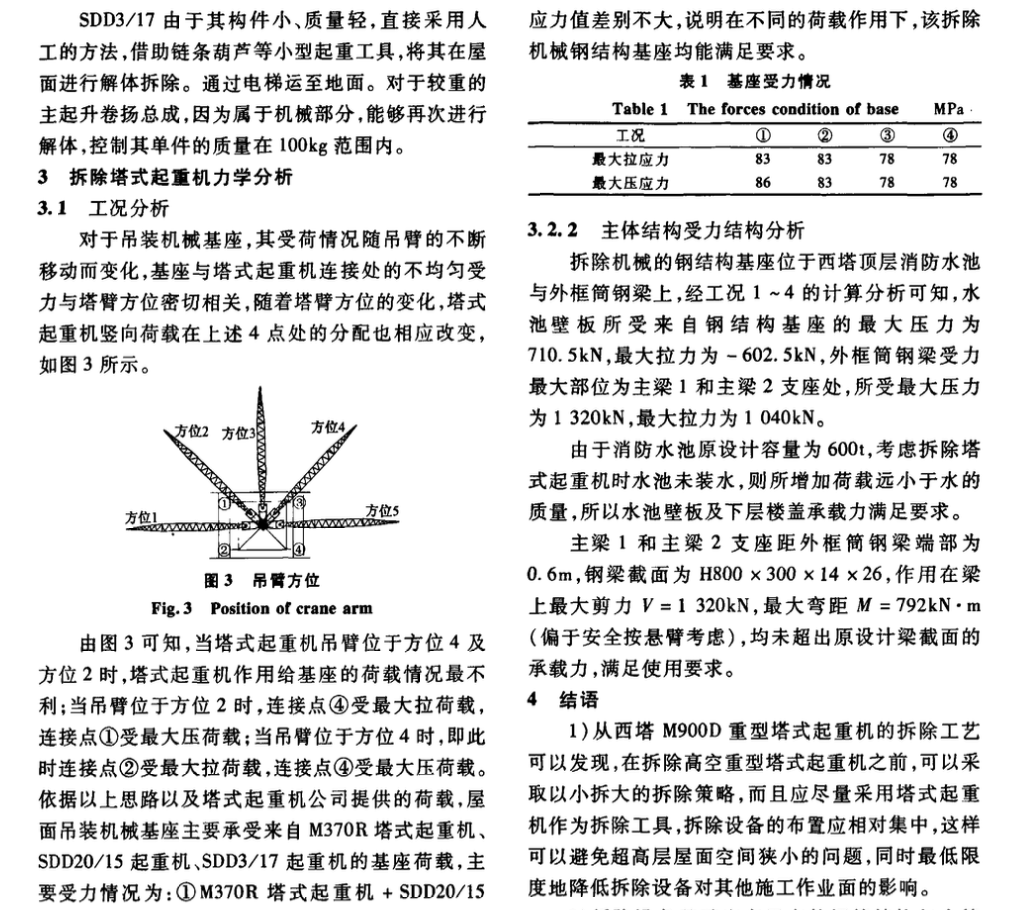 廣州珠江新城西塔高空重型塔式起重機(jī)的拆除技術(shù)