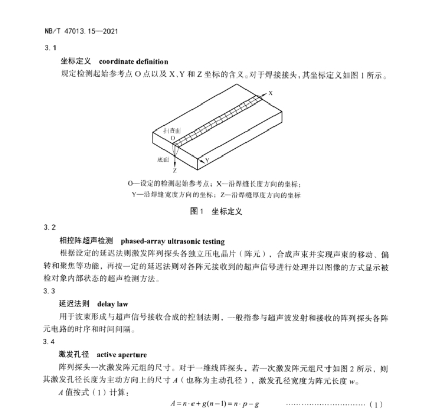 NB/T-47013.15-2021-承壓設(shè)備無損檢測-第15部分：相控陣超聲檢測