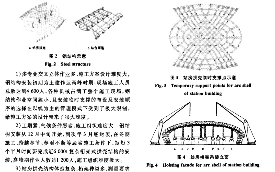 某地南站钢结构工程施工技术