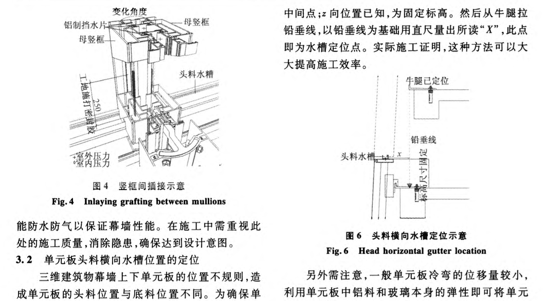 某地冷弯单元板在某三维建筑物玻璃幕墙施工中的应用