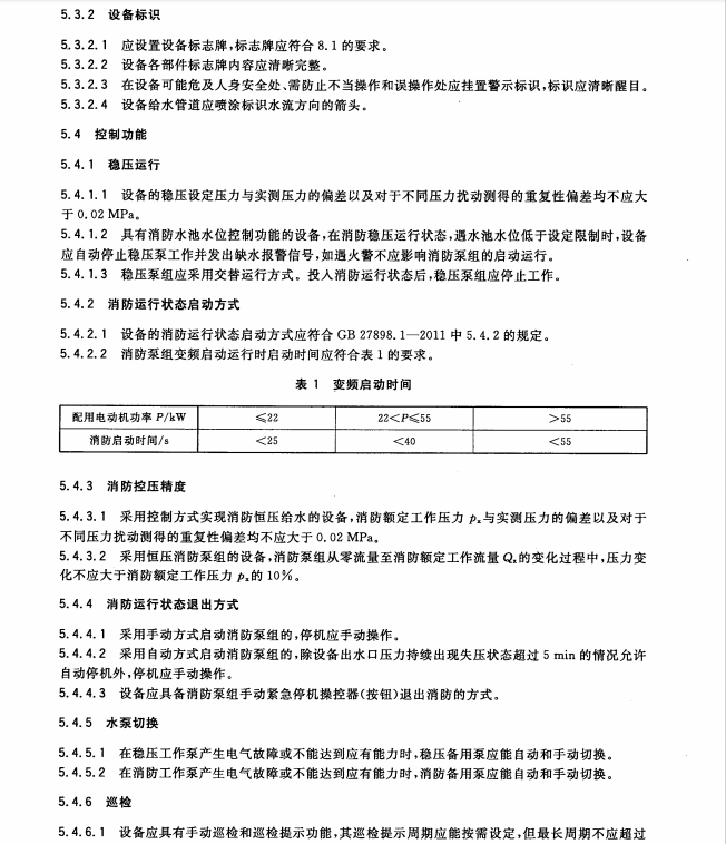 GB27898_2-2011 固定消防給水設備 第2部分 消防自動恒壓給水設備