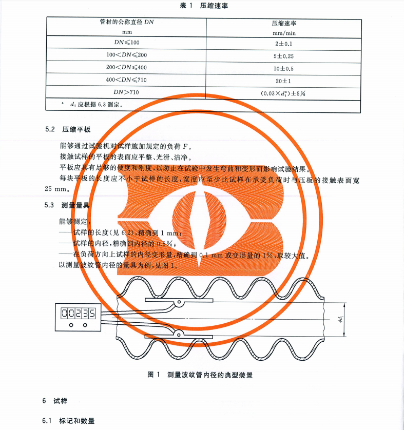 GB/T 9647-2015 熱塑性塑料管材環(huán)剛度的測(cè)定