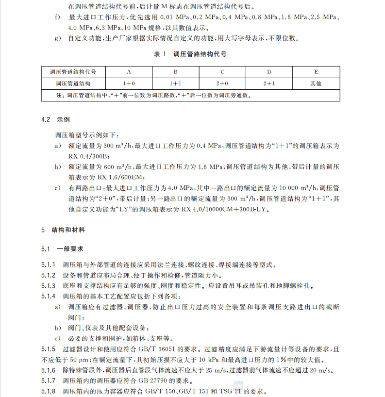 GB-27791-2020城鎮(zhèn)燃?xì)庹{(diào)壓箱