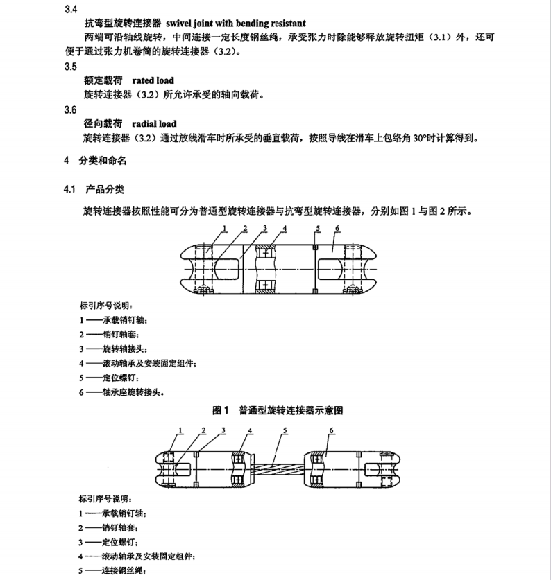 DL∕T 1310-2022 架空輸電線路旋轉(zhuǎn)連接器