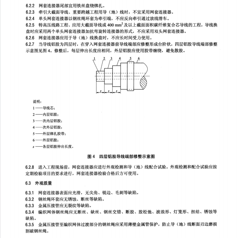 DL/T 2538-2022 架空輸電線路網(wǎng)套連接器