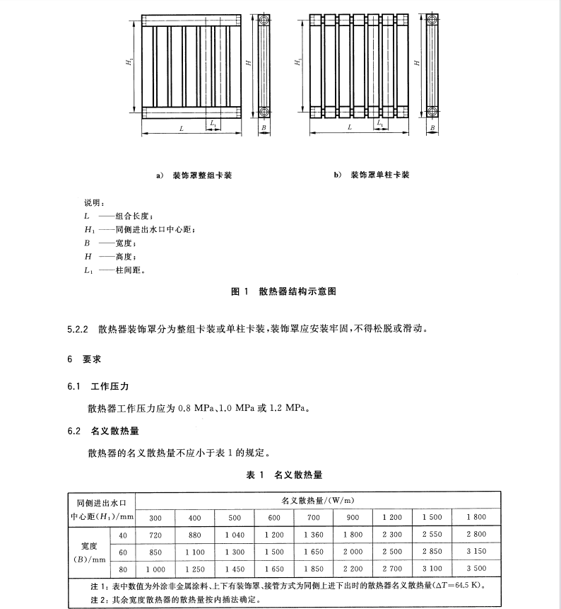 GB/T31542-2015鋼鋁復(fù)合散熱器