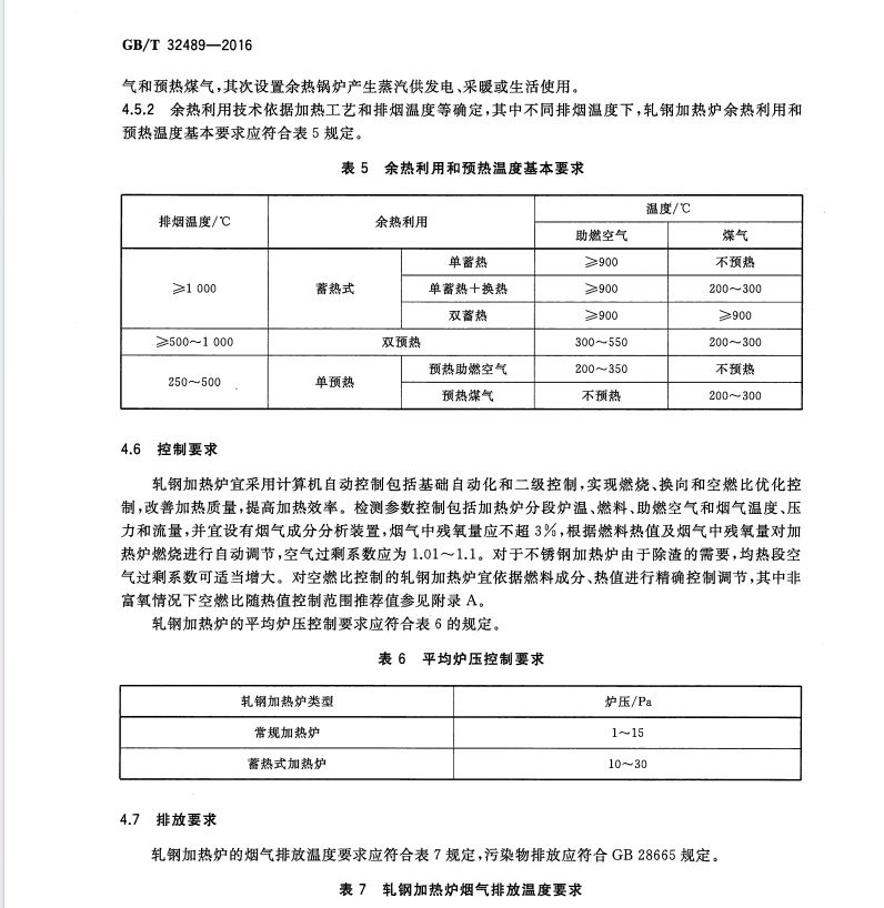 GB/T32489-2016軋鋼加熱爐節(jié)能運(yùn)行技術(shù)要求