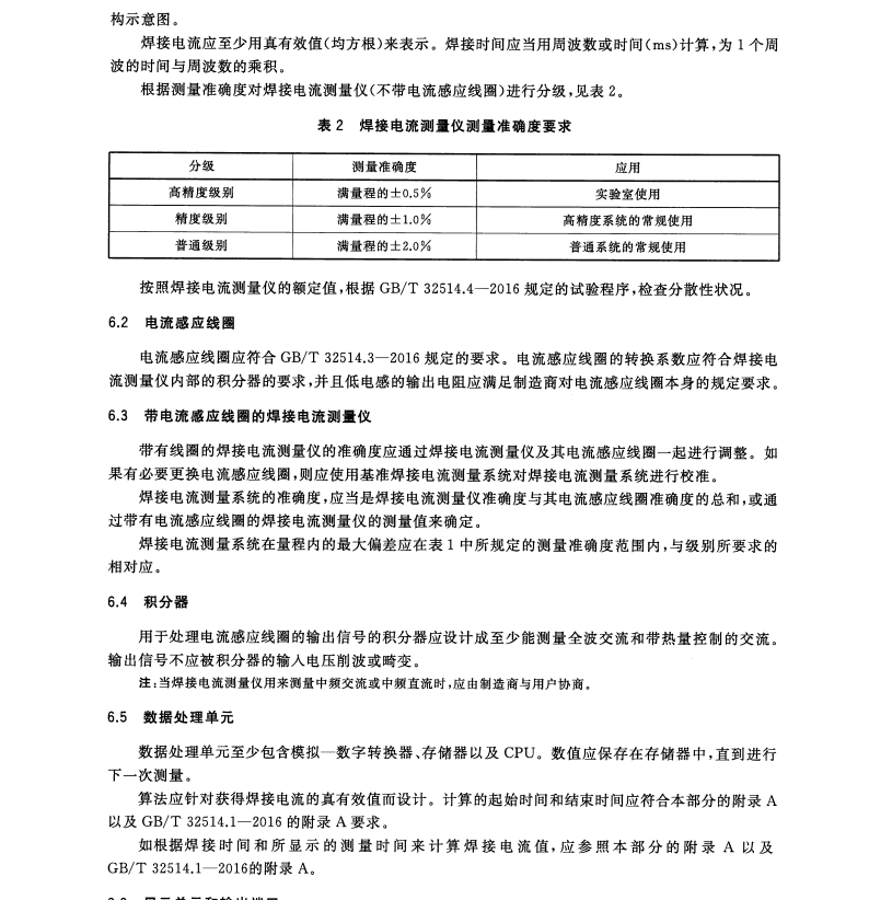 GB/T32514.2-2016電阻焊焊接電流的測量第2部分-帶電流感應(yīng)線圈的焊接電流測量儀