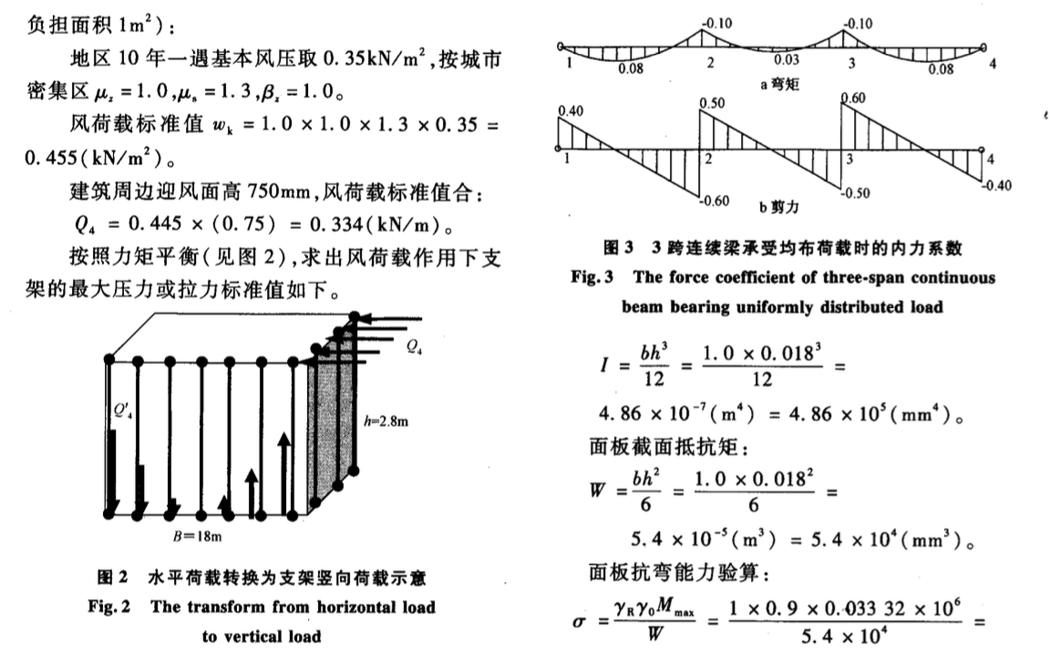 模板工程結(jié)構(gòu)的承載能力計(jì)算與變形驗(yàn)算