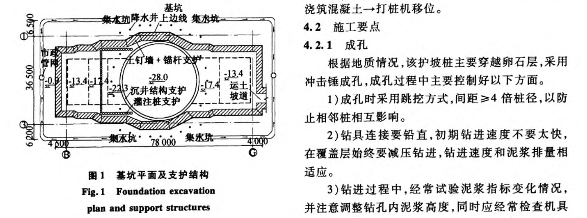 某超深復(fù)雜工業(yè)建筑深基坑綜合支護(hù)技術(shù)