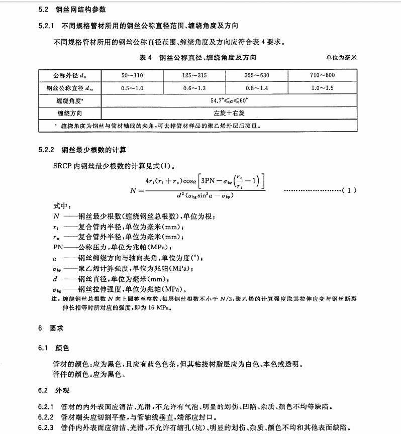 GB/T32439-2015給水用鋼絲網(wǎng)增強聚乙烯復(fù)合管道