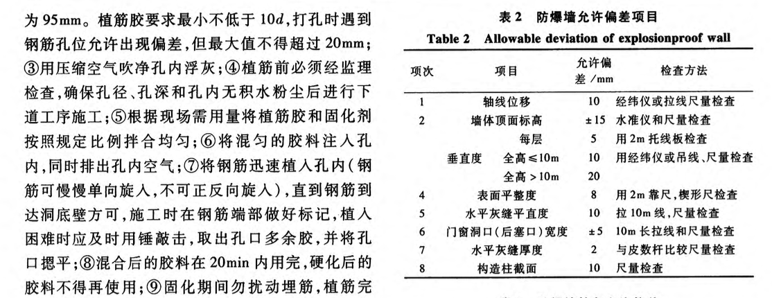 某電子廠房防爆墻施工技術(shù)