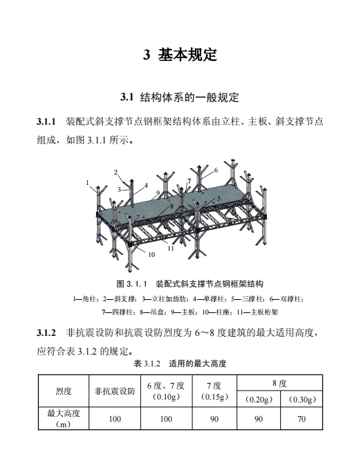 DBJ43/T311-2015裝配式斜支撐節(jié)點鋼框架結(jié)構(gòu)技術(shù)規(guī)程