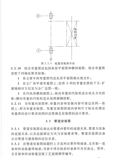 DL/T5028.2-2015電力工程制圖標(biāo)準(zhǔn)第2部分機(jī)械部分