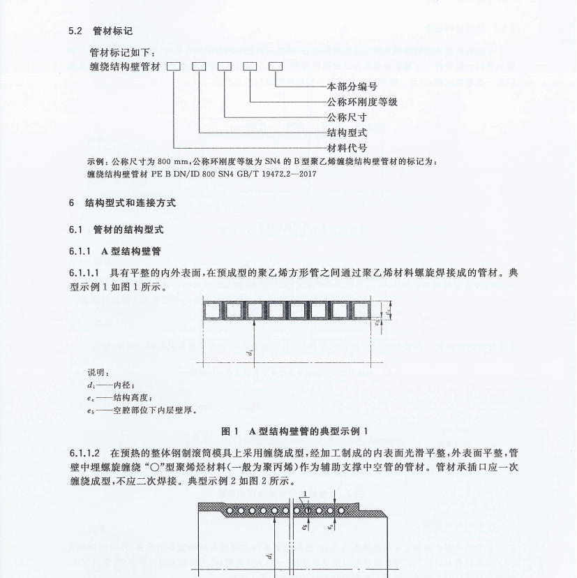 GB∕T 19472.2-2017 埋地用聚乙烯（PE）結(jié)構(gòu)壁管道系統(tǒng) 第2部分：聚乙烯纏繞結(jié)構(gòu)壁管材