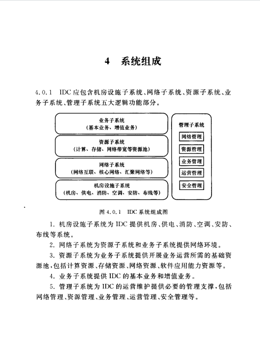 YD5193-2014互聯(lián)網(wǎng)數(shù)據(jù)中心(IDC)工程設(shè)計規(guī)范