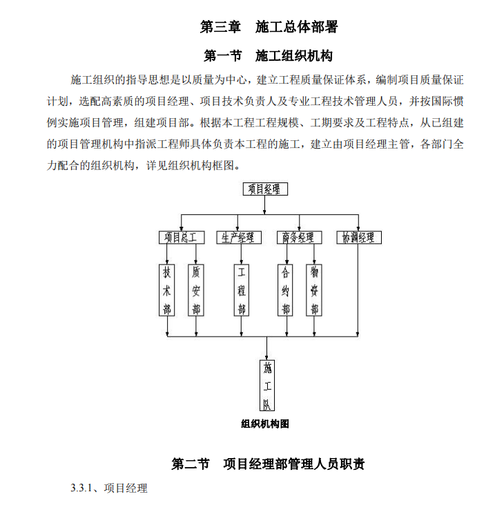 某地道路绿化的项目施工方案