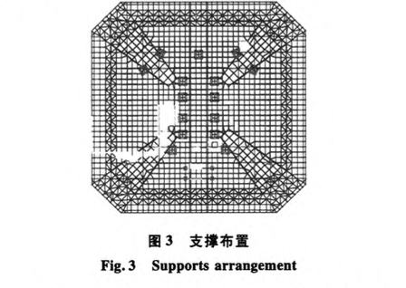 雙千噸起重機提升大跨度鋼網架施工技術