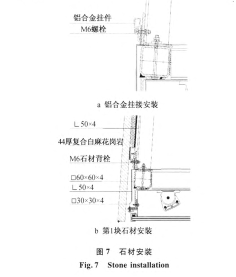 四邊簡(jiǎn)支復(fù)合石材在大板面異形石材幕墻中的應(yīng)用