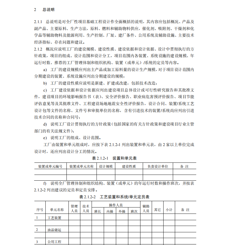 SHSG-054-2012石油化工廠工廠基礎(chǔ)工程設(shè)計(jì)內(nèi)容規(guī)定