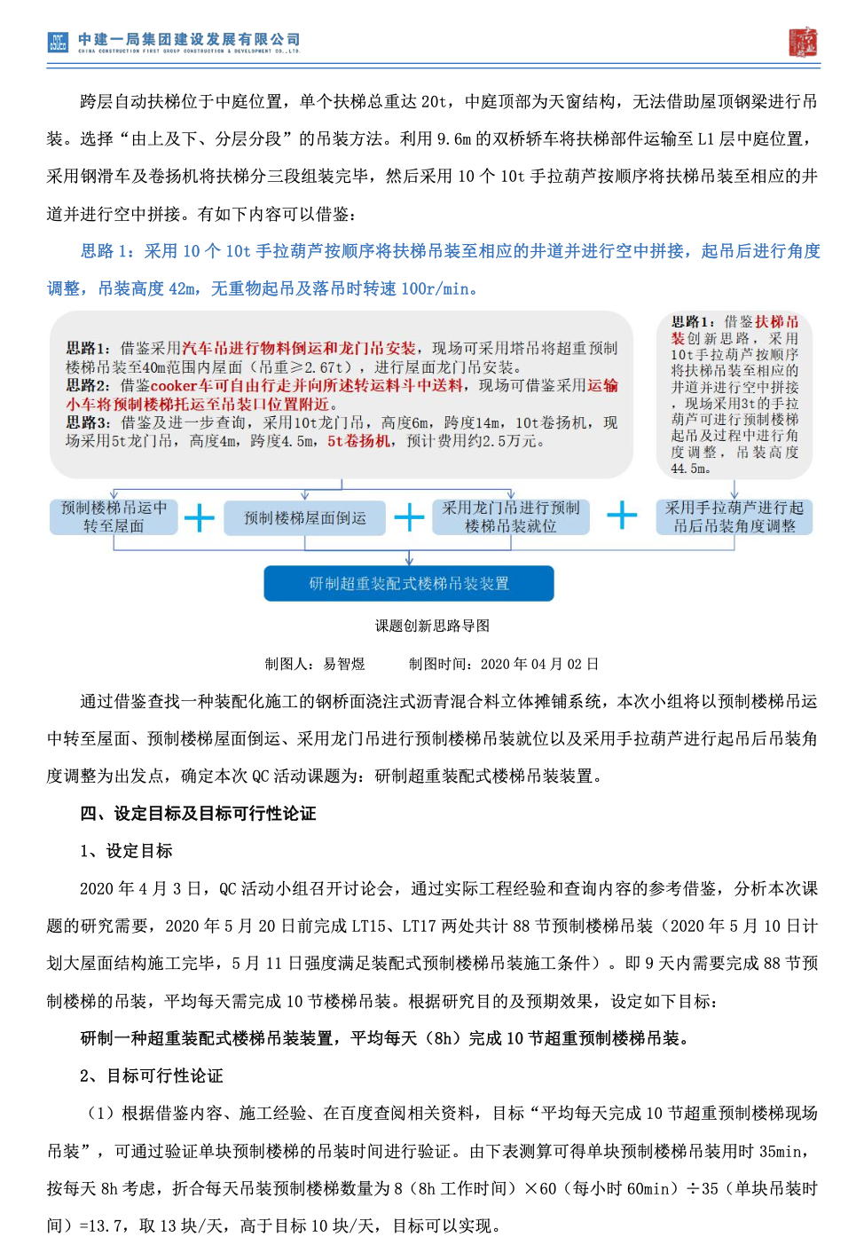 中建一局集團建設發(fā)展有限公司-天技QC小組