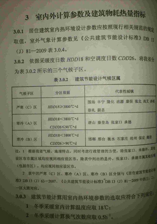 DB13(J)63-2011 河北省居住建筑節(jié)能設(shè)計標(biāo)準(zhǔn)