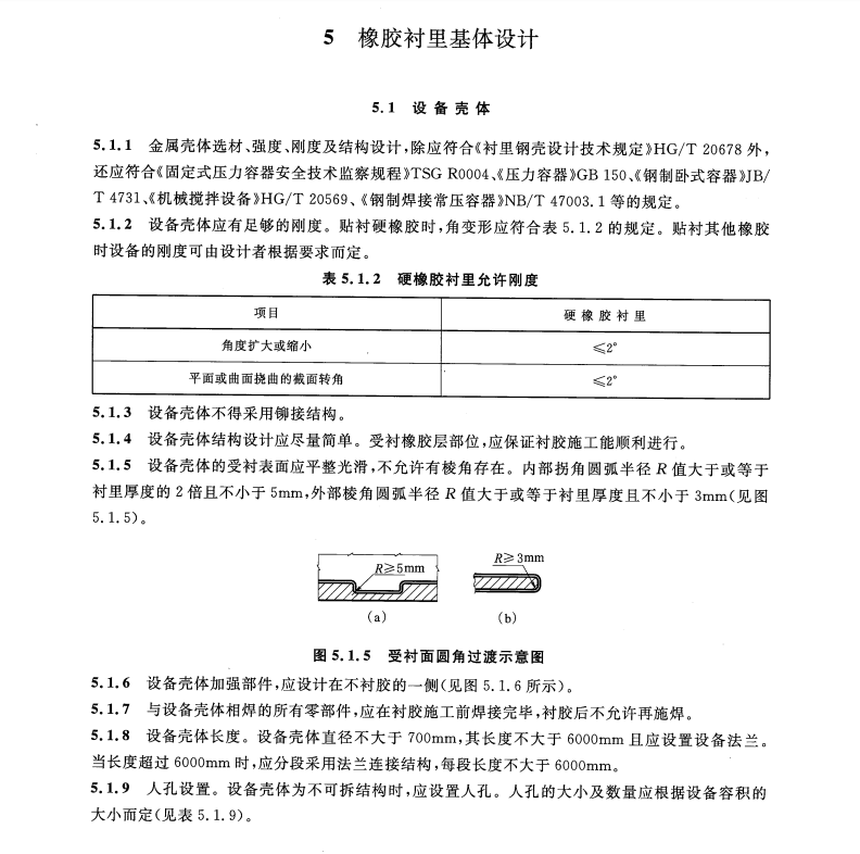 HGT-20677-2013 橡膠襯里化工設(shè)備設(shè)計(jì)規(guī)范