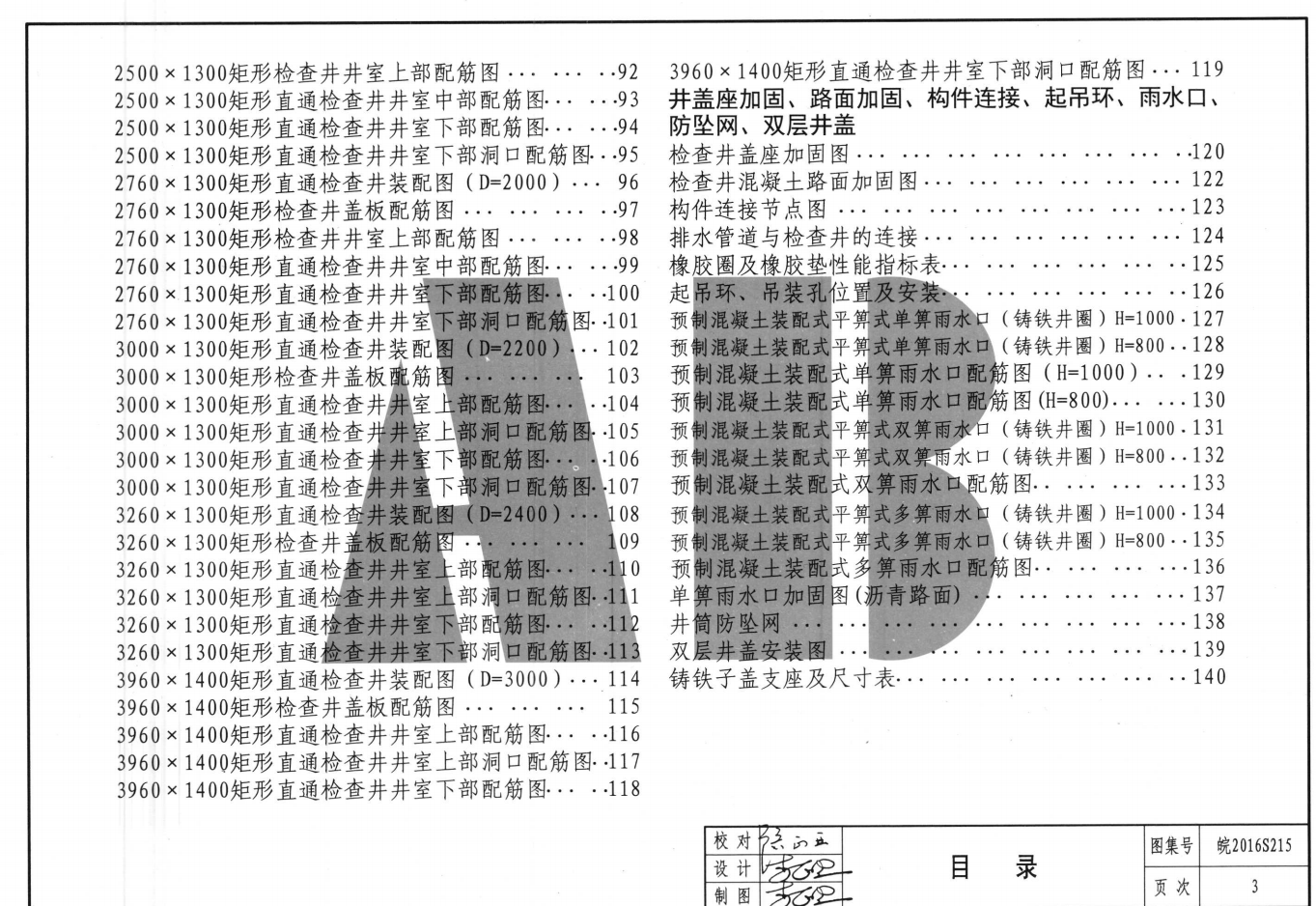 皖2016S215 預制裝配式鋼筋混凝土排水檢查井