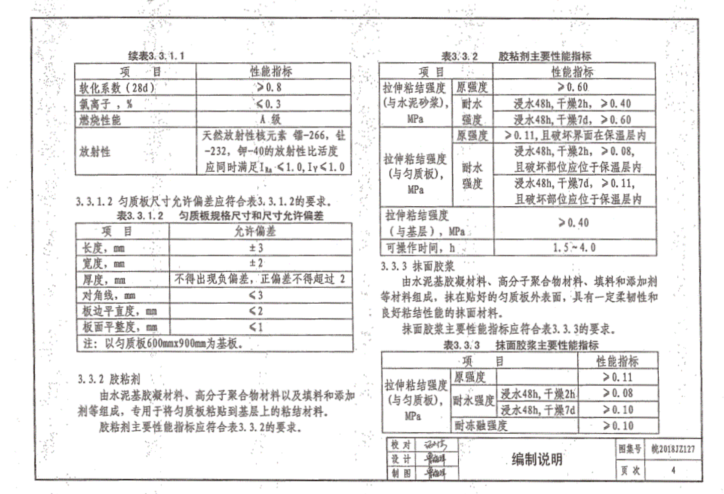 皖2018JZ127 安徽省勻質(zhì)改性防火保溫板外墻保溫系統(tǒng)構(gòu)造