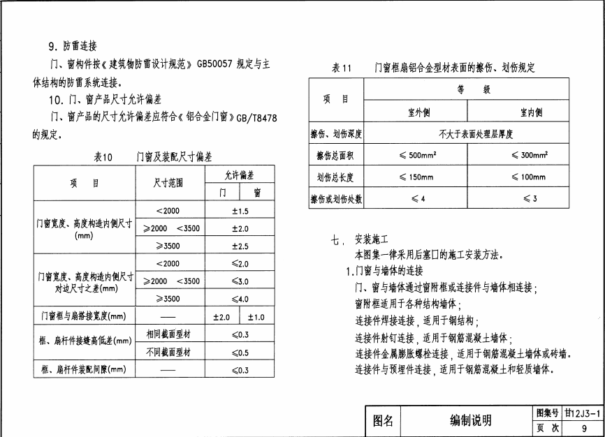 甘12J3-1 建筑門窗_斷橋節(jié)能鋁合金門窗