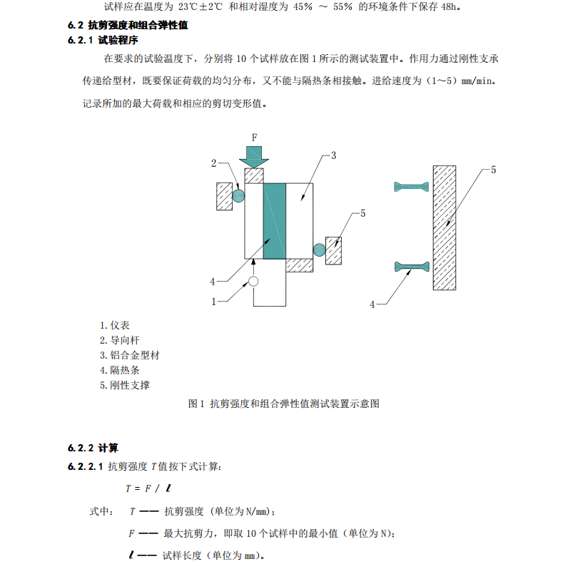 JGT175-2005建筑用隔熱鋁合金型材穿條式