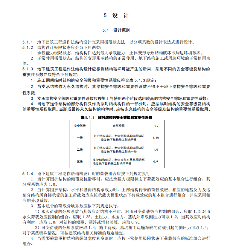 JGJ165-2010地下建筑工程逆作法技術(shù)規(guī)范