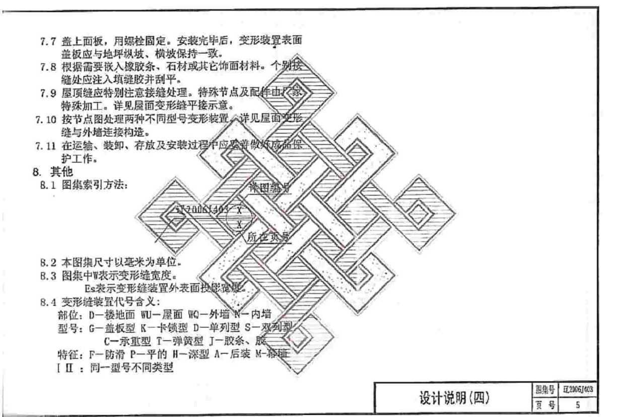 遼2006J403 金屬成品變形縫建筑構(gòu)造