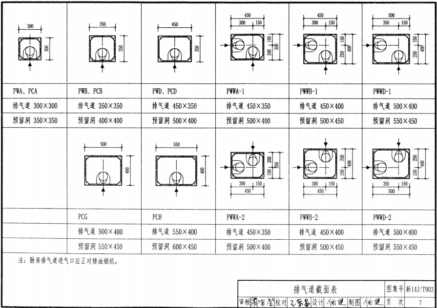 新14JT903 住宅排氣道系統(tǒng)