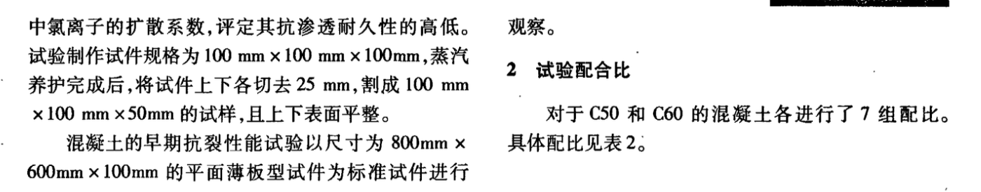 大摻量礦物摻合料混凝土強度與耐久性能研究