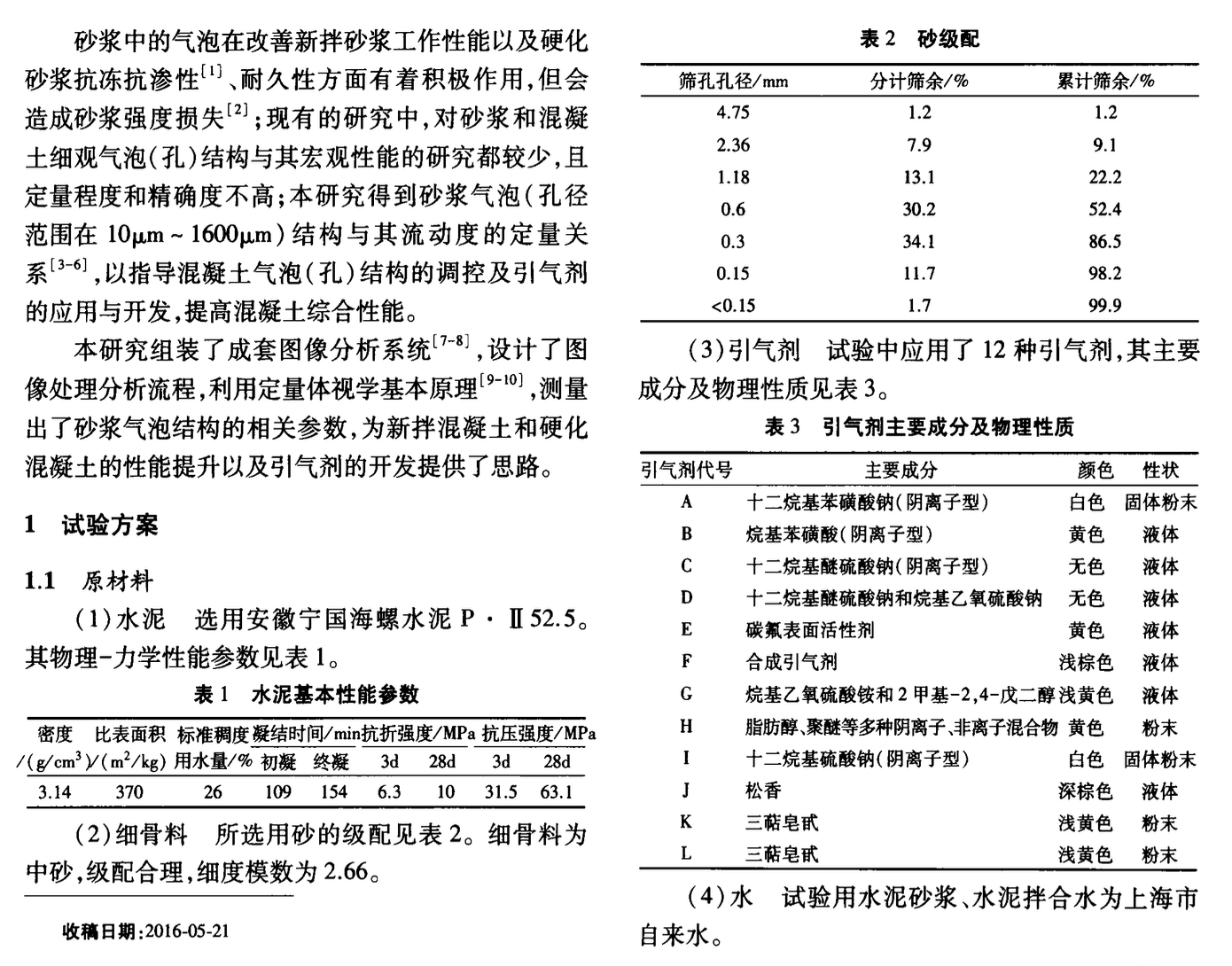 砂漿3d氣泡結(jié)構(gòu)與其流動(dòng)度的線性相關(guān)研究