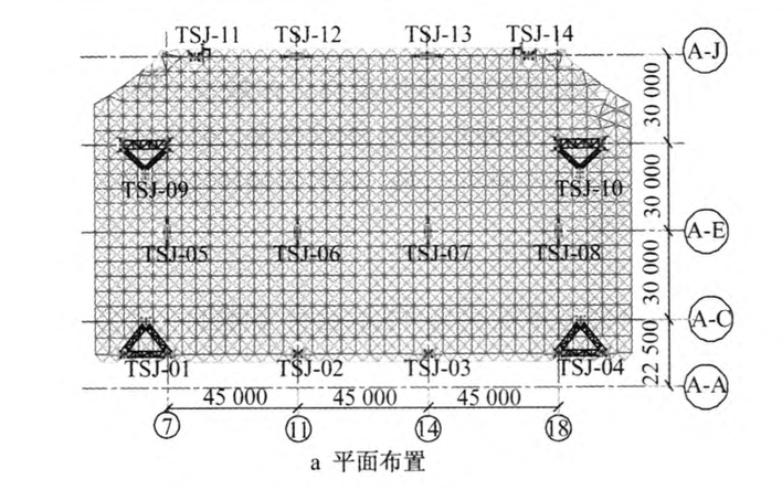 天津?yàn)I海國際機(jī)場航站樓大面積雙曲傾斜屋面網(wǎng)架施工技術(shù)