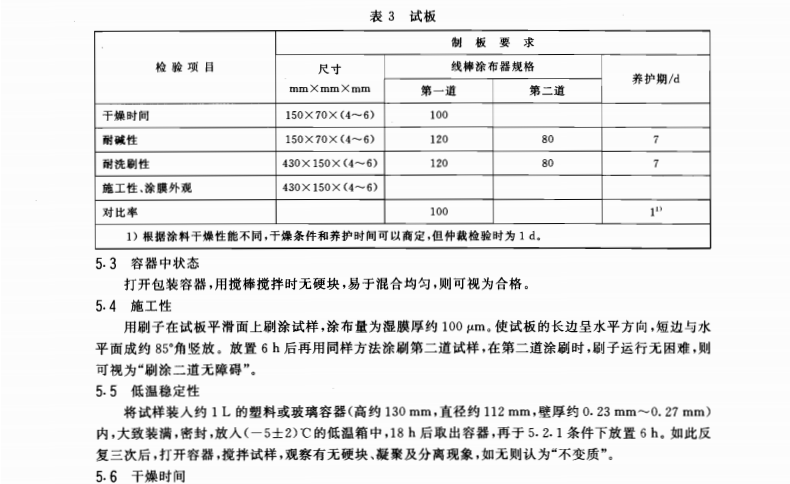 GBT9756-2001合成樹脂乳液內(nèi)墻涂料規(guī)范